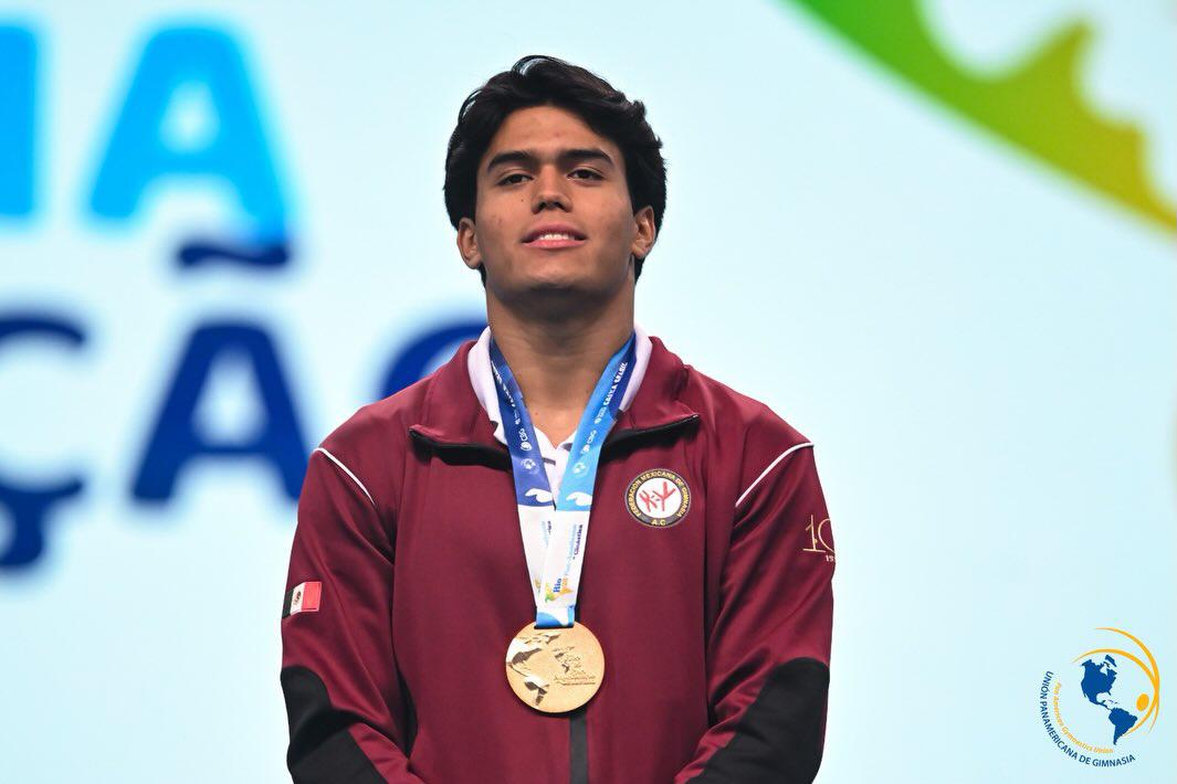 $!Sinaloense Aarón Ibarra conquista oro y bronce para México en Panamericano Juvenil de gimnasia artística Río 2026