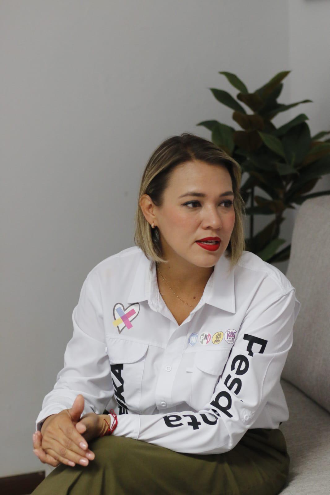 $!‘Es una oportunidad para defender a Culiacán, Culiacán está estancado’: Érika Sánchez