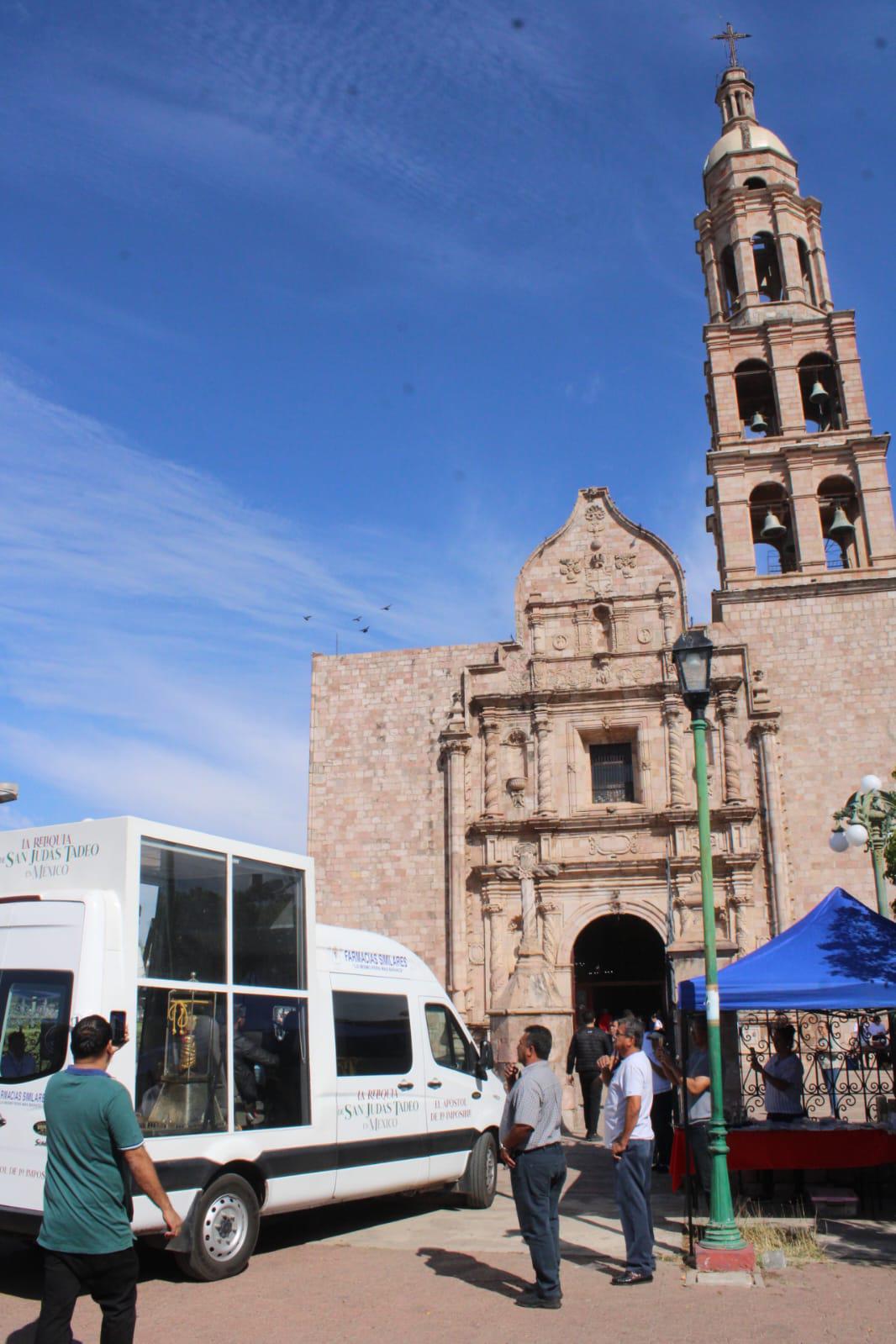 $!Reciben en Rosario las reliquias de San Judas Tadeo