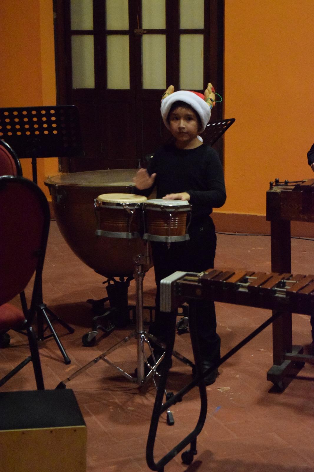 $!Este concierto de percusiones reunió a alumnos del taller infantil.