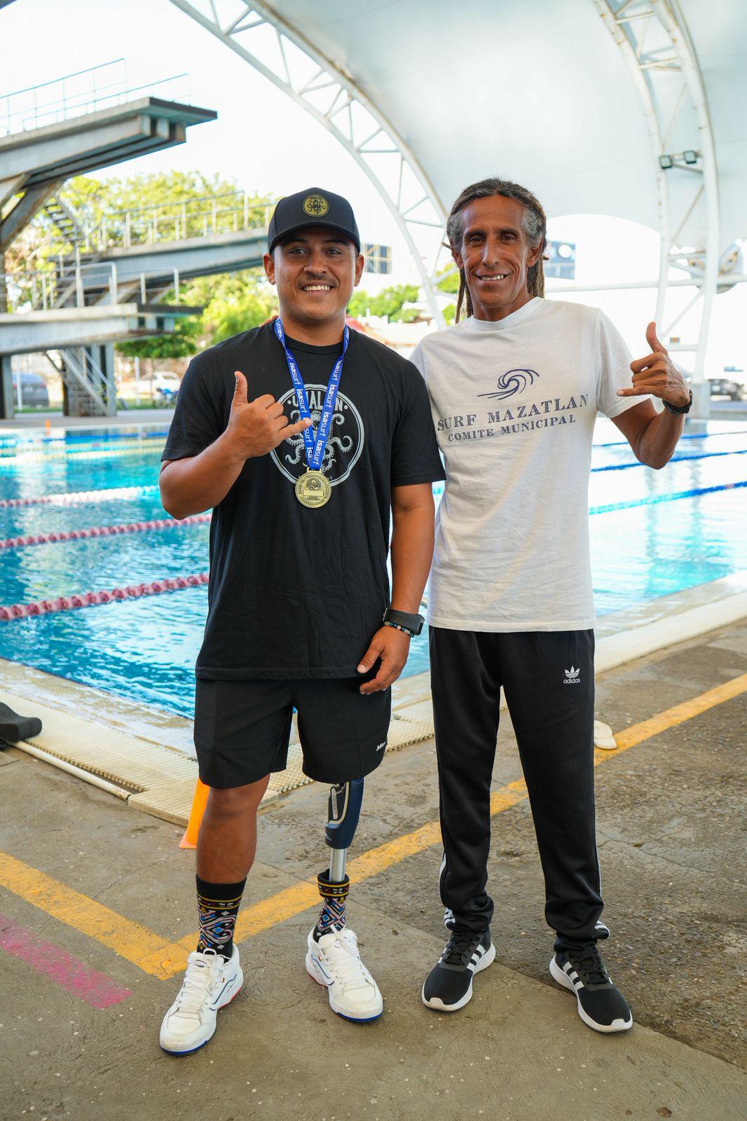 $!Comparte ‘Shutama’ la inspiración detrás de la histórica medalla conseguida para Sinaloa en el Mundial de Para Surf de California