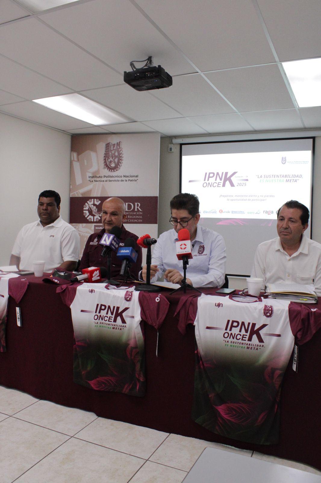 $!Presentan oficialmente la carrera pedestre IPN Once K de 5 Kilómetros 2025 en Culiacán