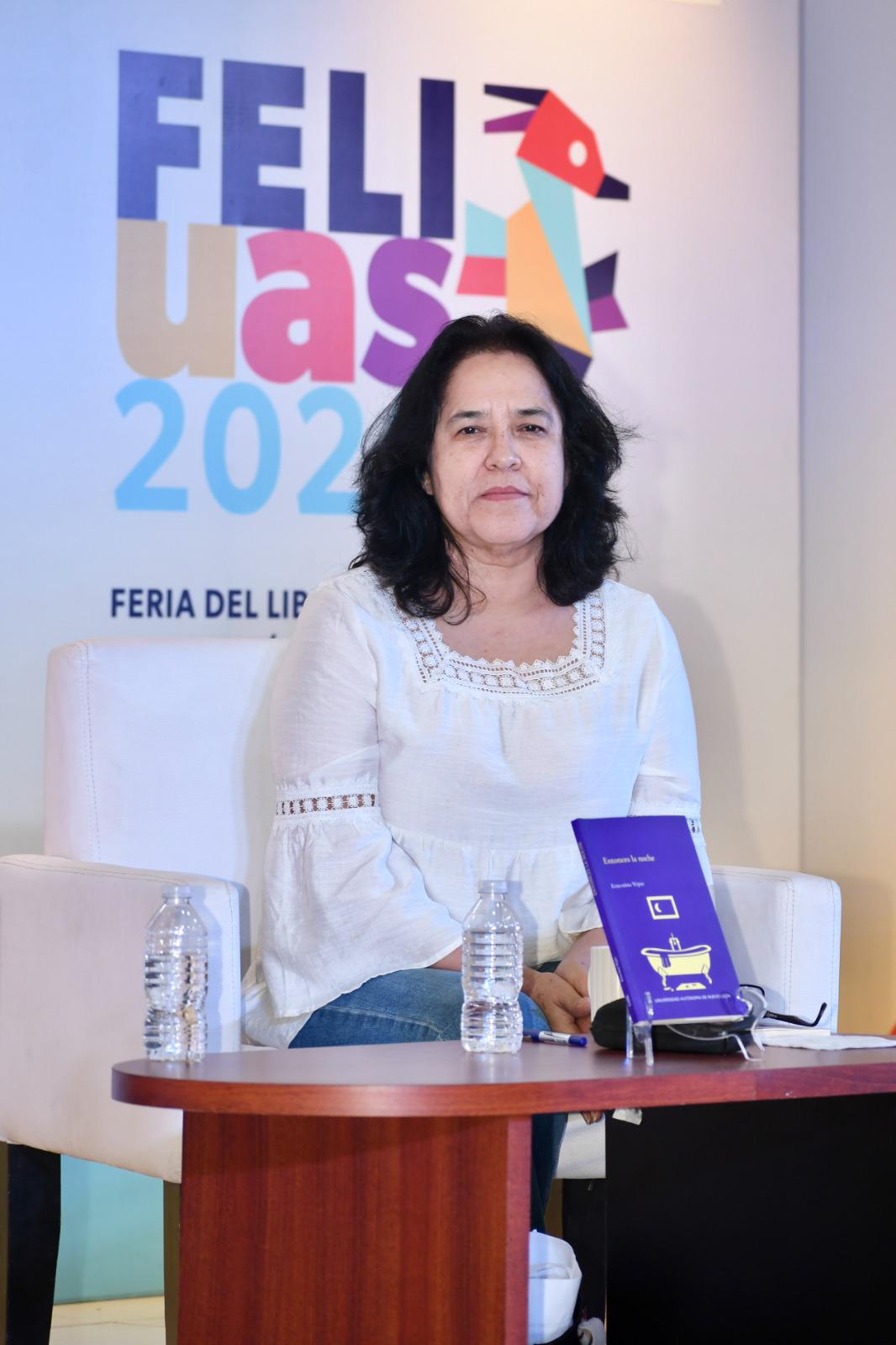 $!Ernestina Yépiz presenta su obra en la FeliUAS 2026.