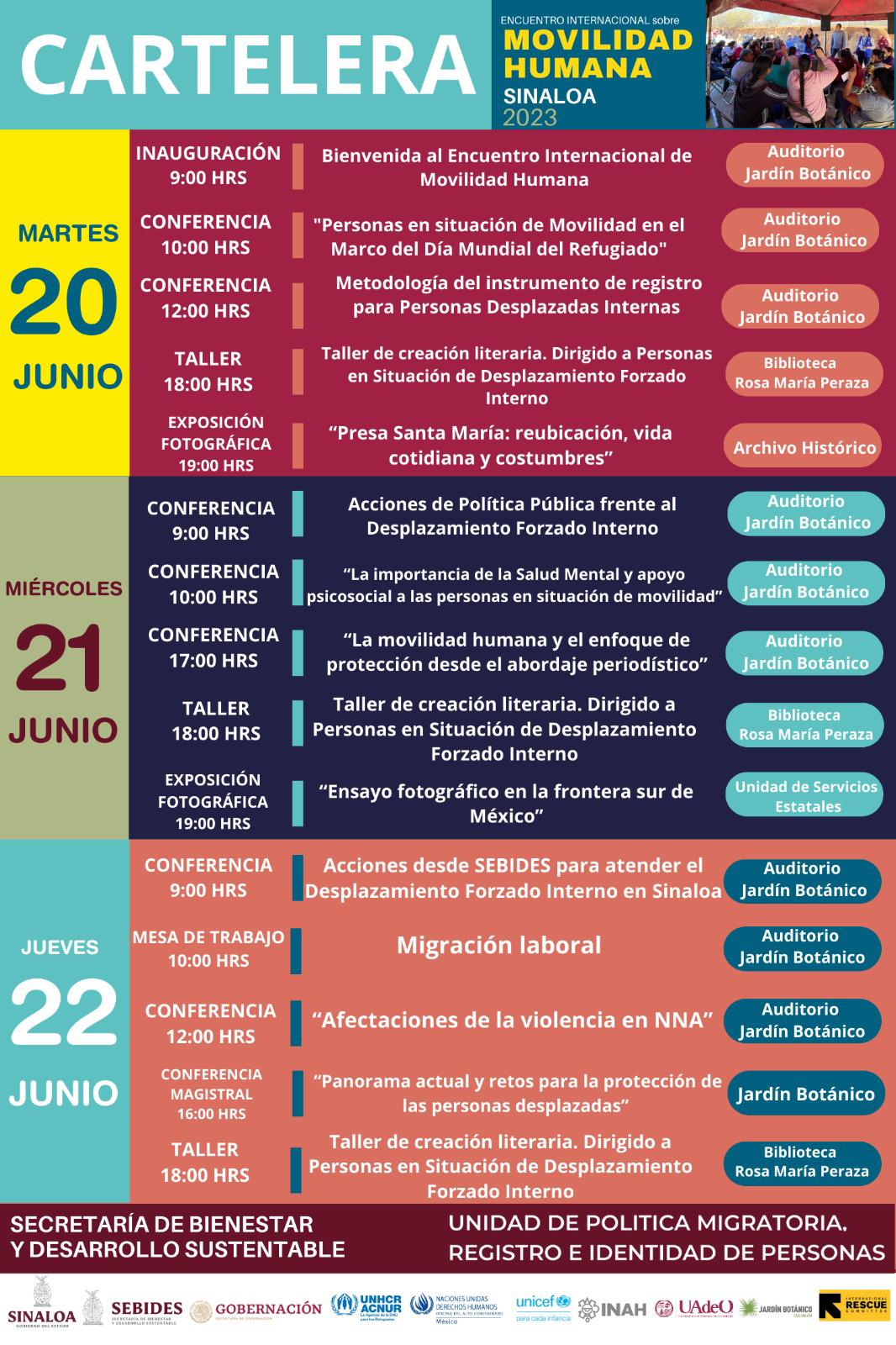 $!Será Sinaloa sede del Encuentro Internacional sobre Movilidad Humana 2023