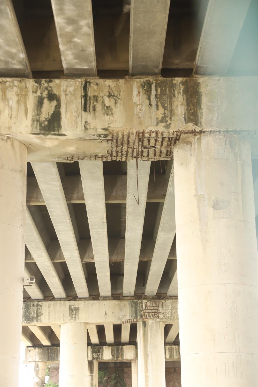 $!Puentes de La Marina en Mazatlán presentan daños