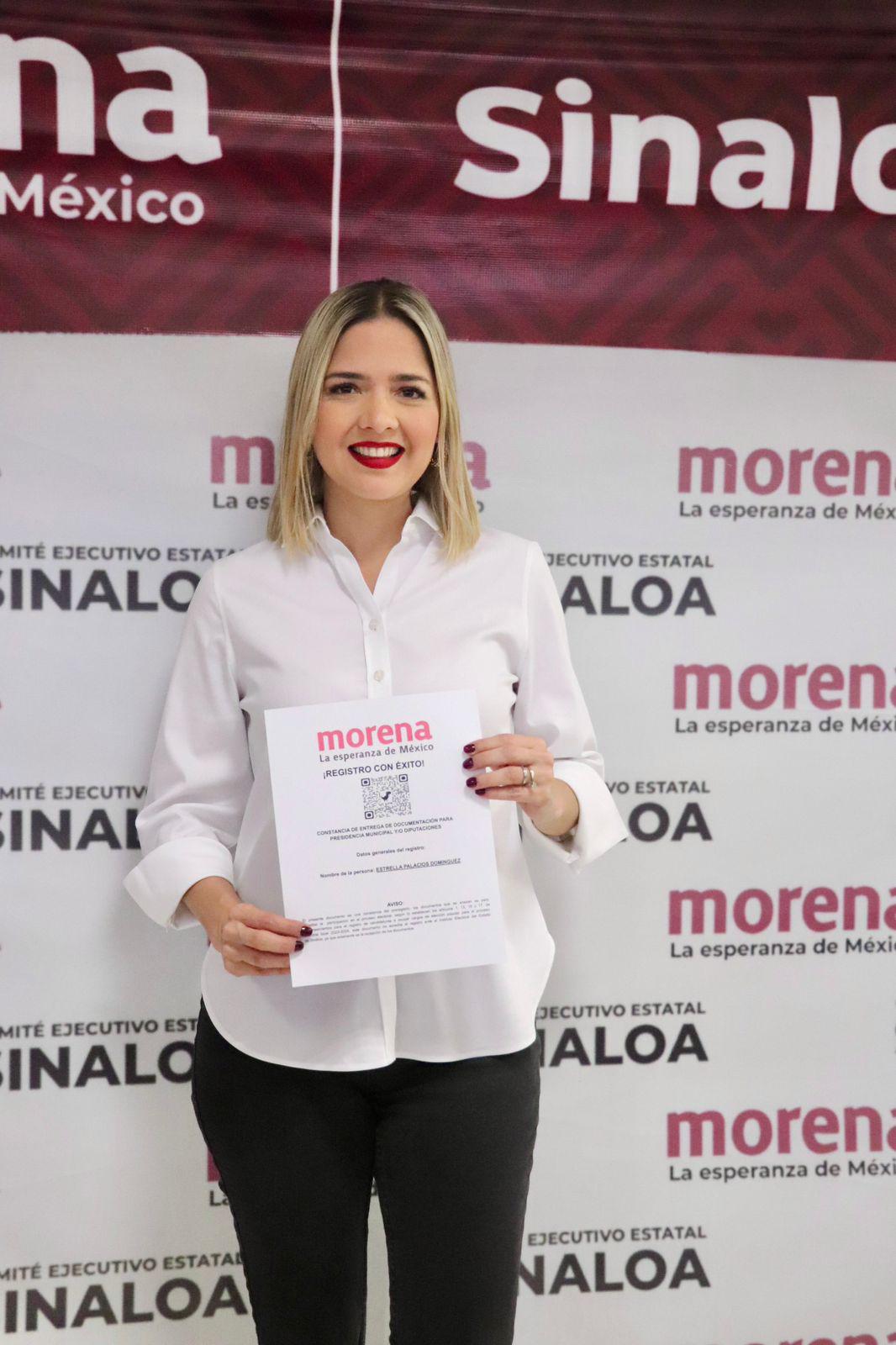 $!‘Estoy lista para ser la primera Presidenta Municipal de Mazatlán’: Estrella Palacios