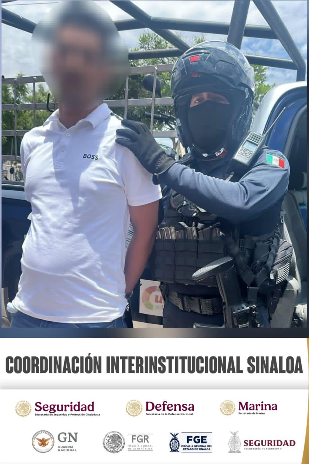 $!Iba como repartidor de comida; lo detienen como presunto asaltante en Culiacán