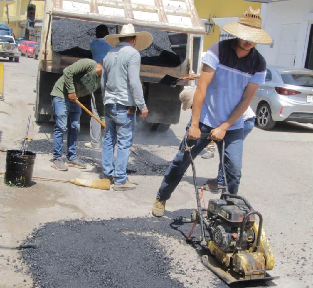 $!Bachean vialidades de Rosario; atención integral será el próximo año, dice Obras Públicas