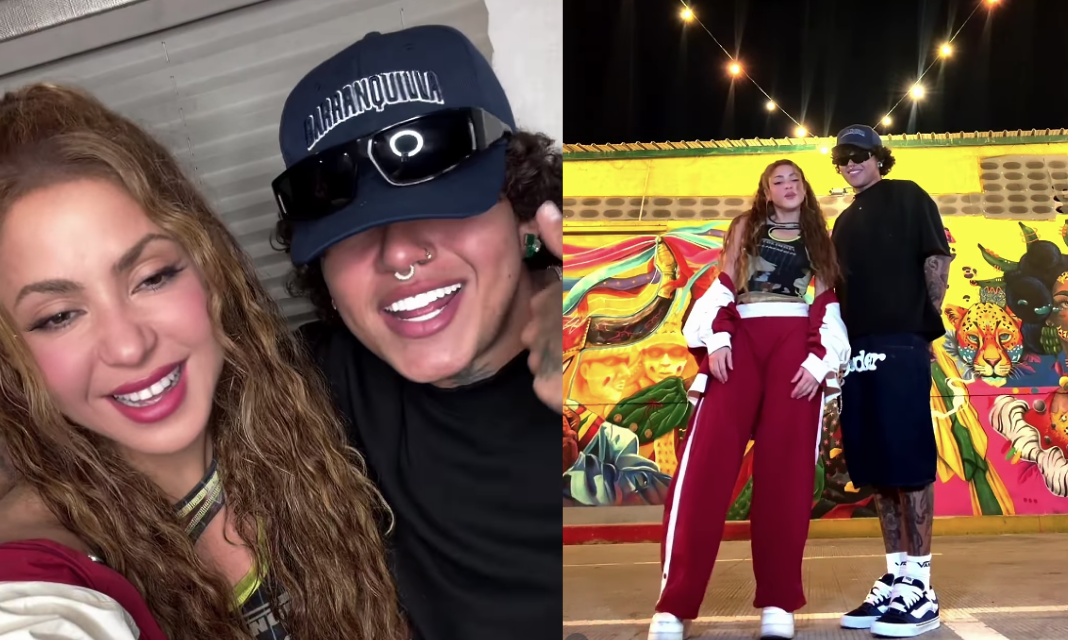Shakira y Beéle.