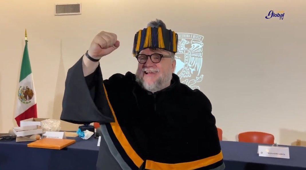 $!Recibe Guillermo del Toro, el doctorado Honoris Causa de la UNAM