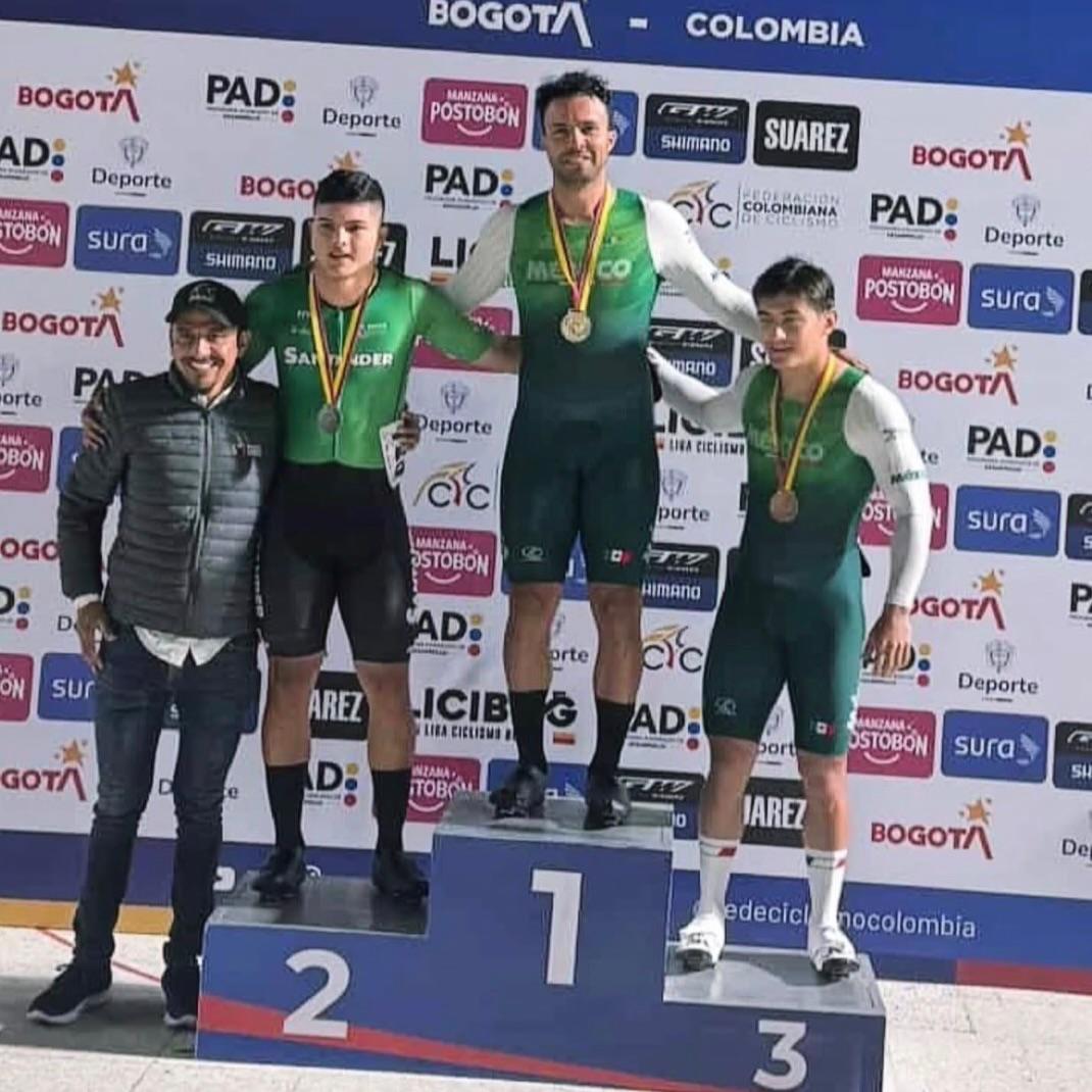 $!María Antonieta Gaxiola lidera medalla de plata para México en ciclismo de pista en Bogotá
