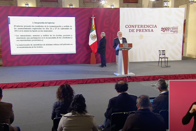 La ‘verdad histórica’ se diseñó ‘en los más altos niveles del Gobierno federal’, acusa Encinas
