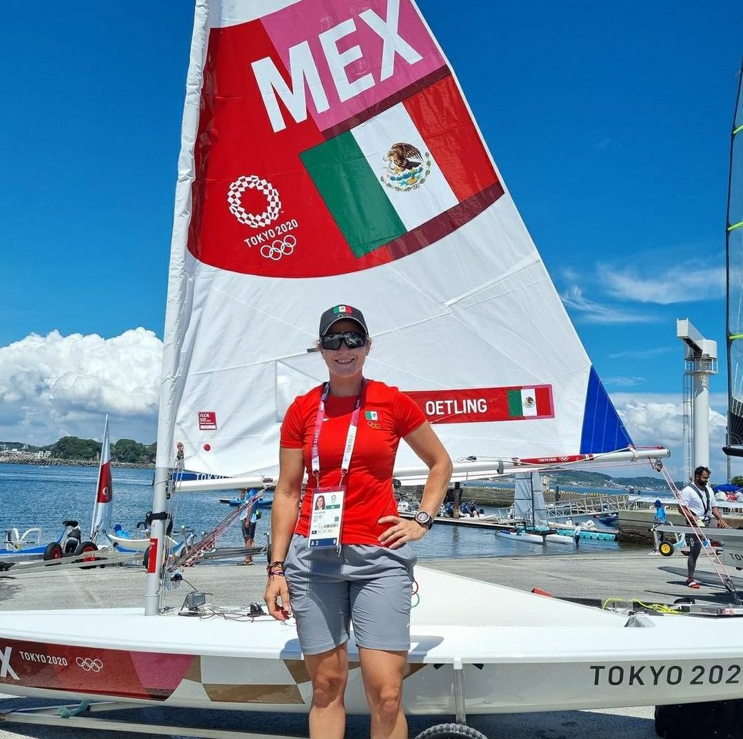 $!Regatista mexicana Oetling termina su actividad en los Juegos Olímpicos en el sitio 32