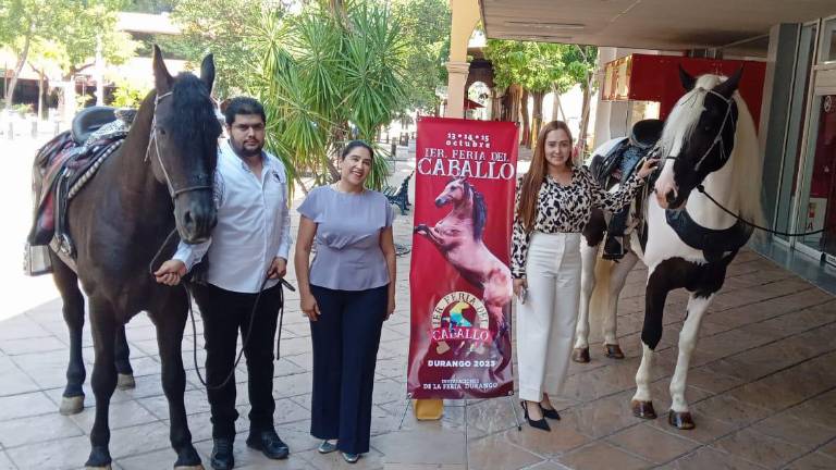 Sinaloa, Nayarit, Zacatecas, Chihuahua, Coahuila y San Luis Potosí participarán en la Feria del Caballo Durango 2023.