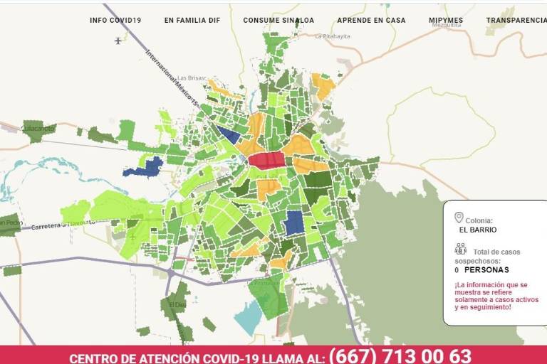 Culiacán se mantiene en ‘azul’ desde hace 10 días: Salud
