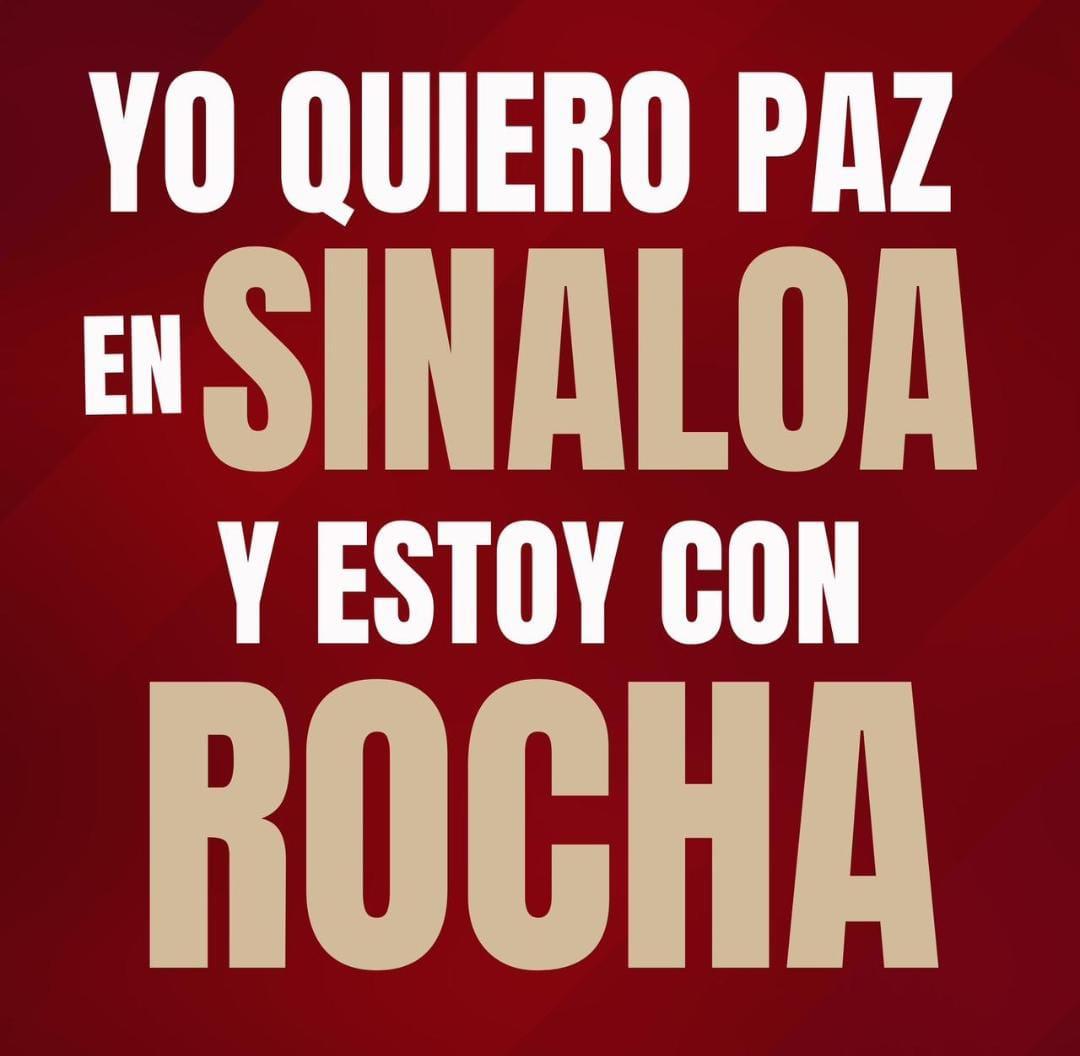 $!‘Yo estoy con Rocha’, la campaña gubernamental en respuesta a manifestaciones de rechazo al Gobernador de Sinaloa