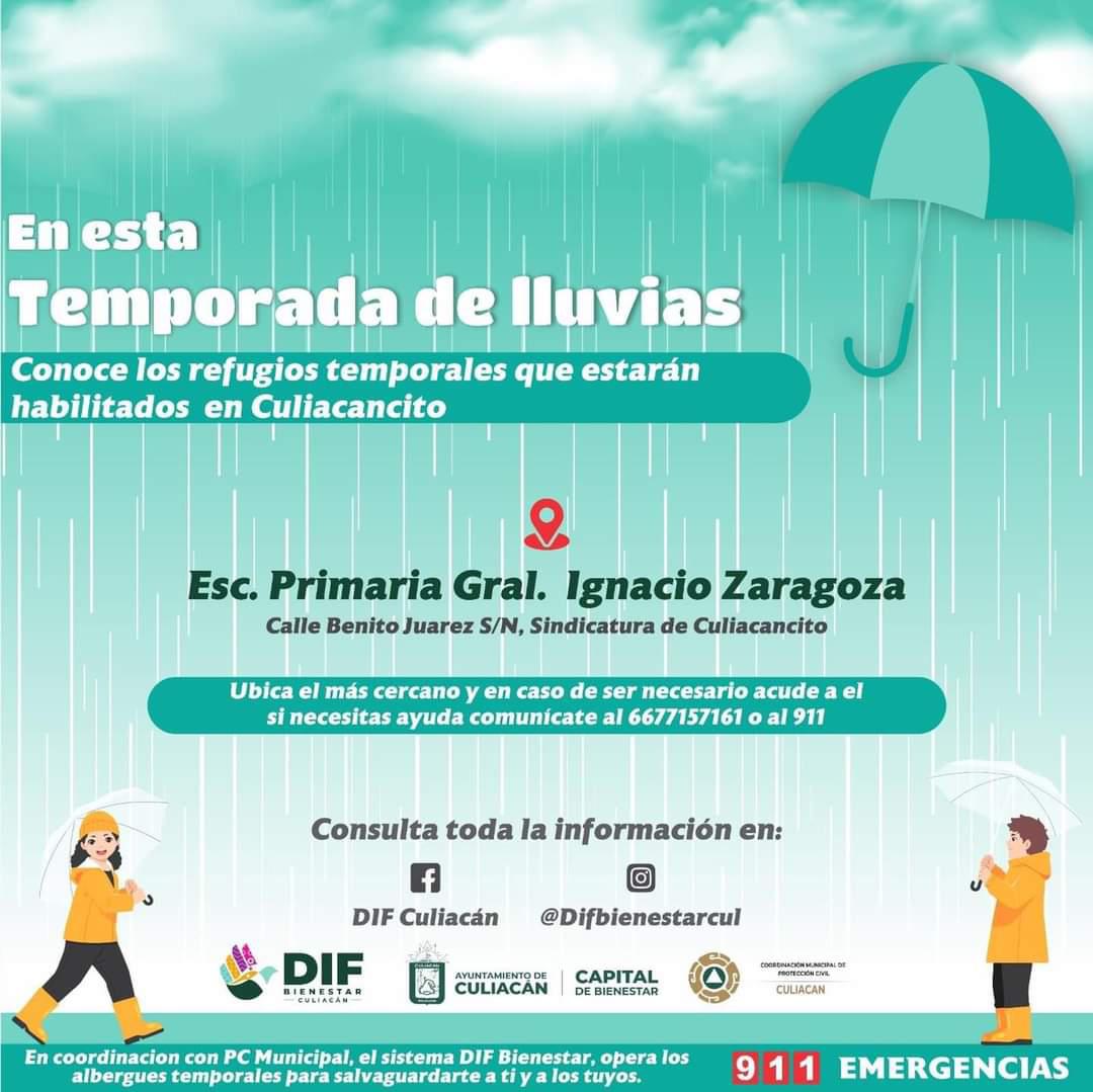 $!Habilitan 25 albergues en Culiacán ante el huracán Lidia