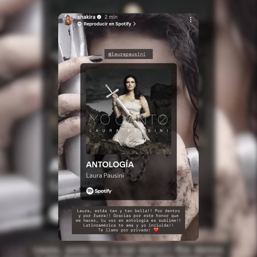 $!Lanza Laura Pausini su propia versión de ‘Antología’ y Shakira reacciona