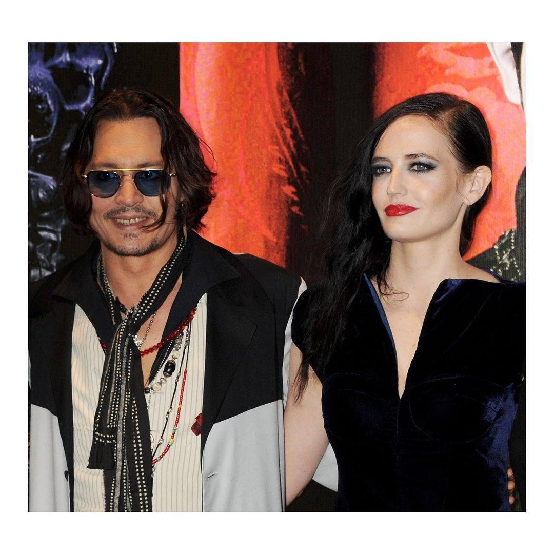 $!Eva Green muestra su apoyo a Johnny Depp contra su ex esposa