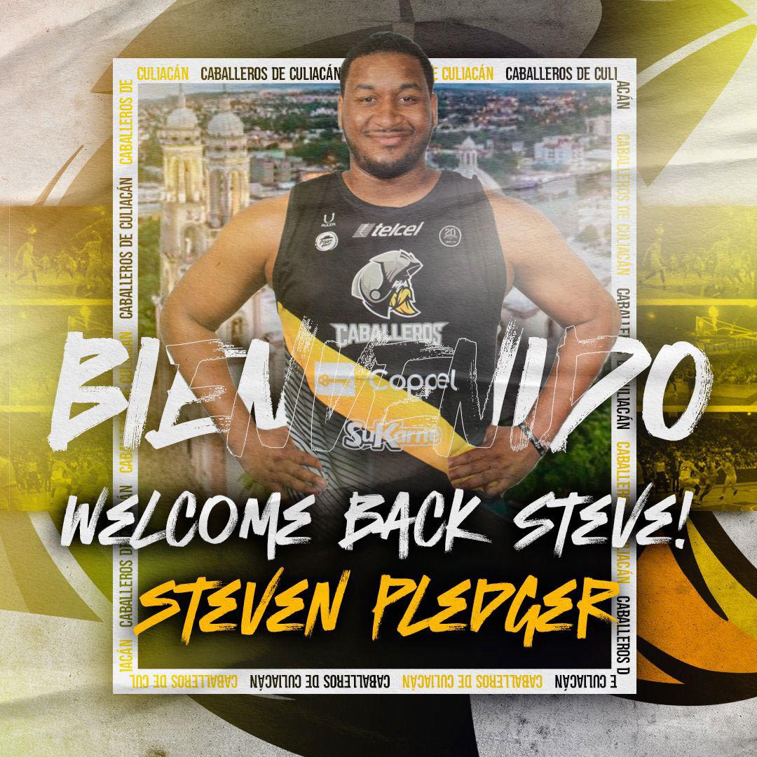 $!Steven Pledger regresa a Caballeros de Culiacán