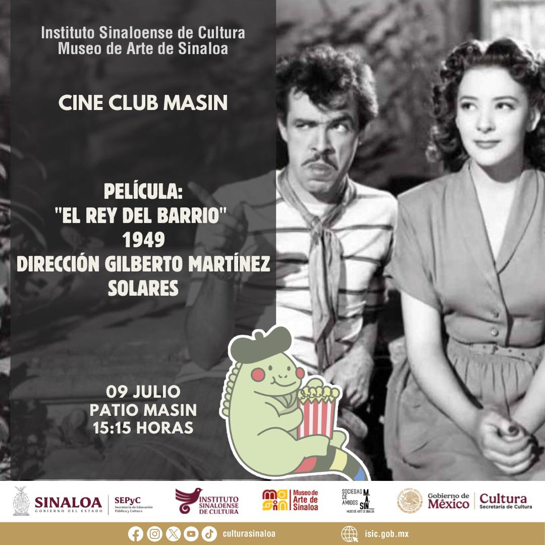 $!Se realizará una edición más del programa Cine Club Masin, con la proyección de la película “El rey del barrio” (1949).