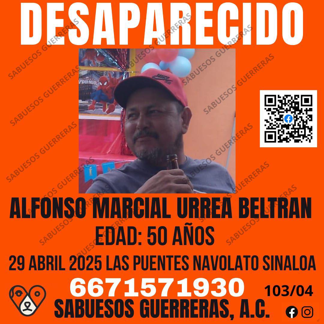 $!Investigan desaparición de familia en Navolato; colectivos emiten fichas de búsqueda