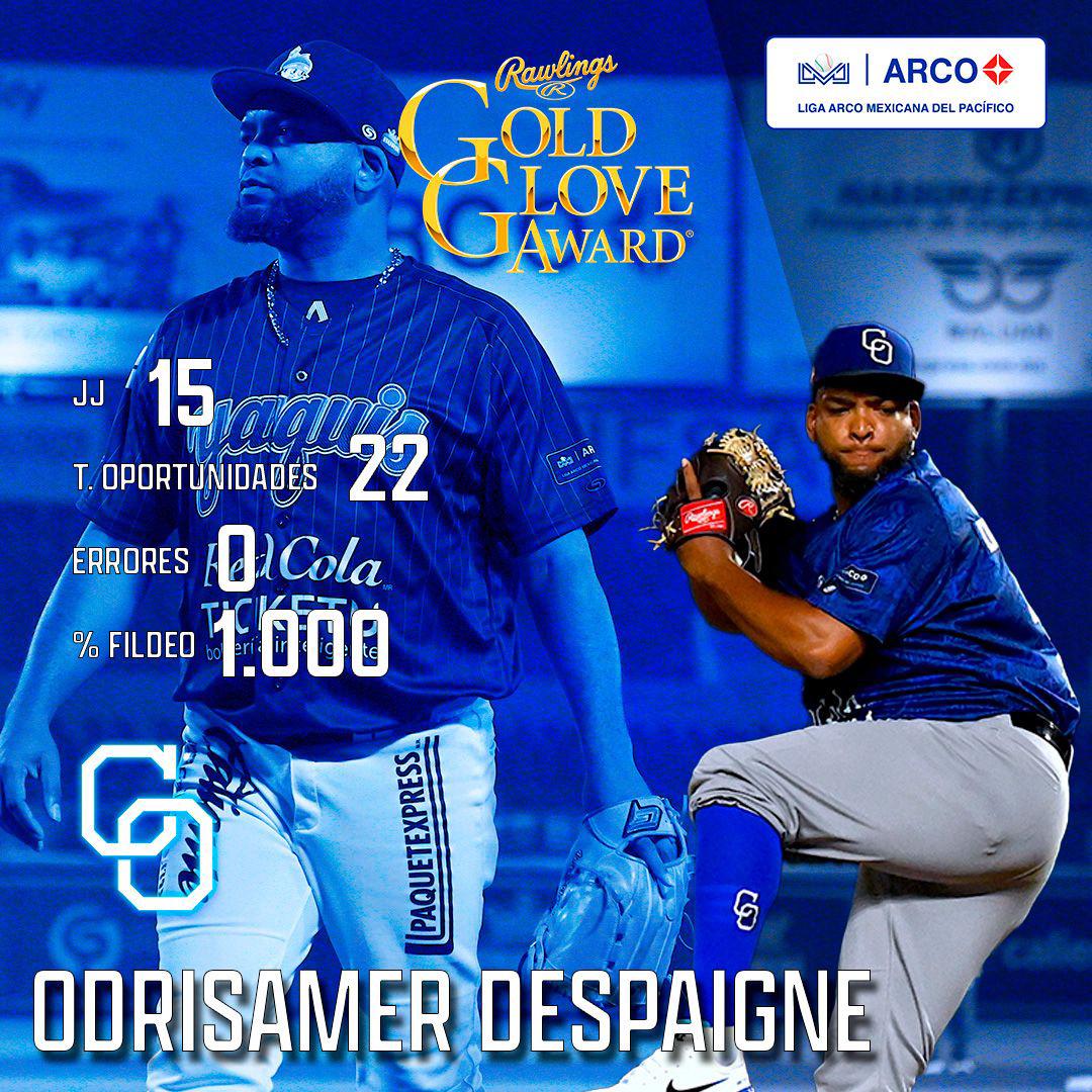 $!Odrisamer Despaigne y Ricardo Valenzuela son la batería Guante de Oro en la LMP