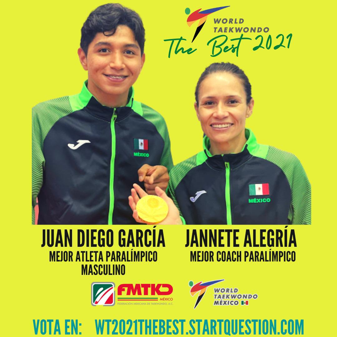 $!Juan Diego García, nominado al premio The Best 2021 de World Taekwondo