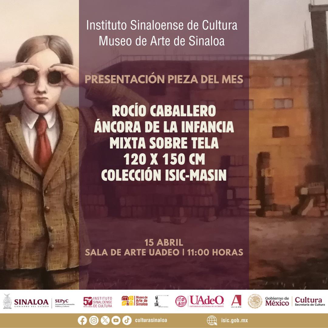 $!El 15 de abril a las 11:00 horas, en la Sala de Arte UAdeO, se llevará a cabo la presentación de la pieza del mes “Áncora de la infancia”.