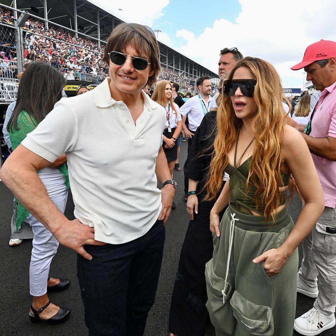 $!Tom Cruise y Shakira conviven en la Fórmula 1