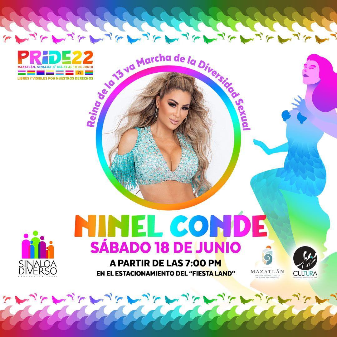 $!Ninel Conde será Reina de la Marcha del Orgullo Gay y la Diversidad Sexual en Mazatlán