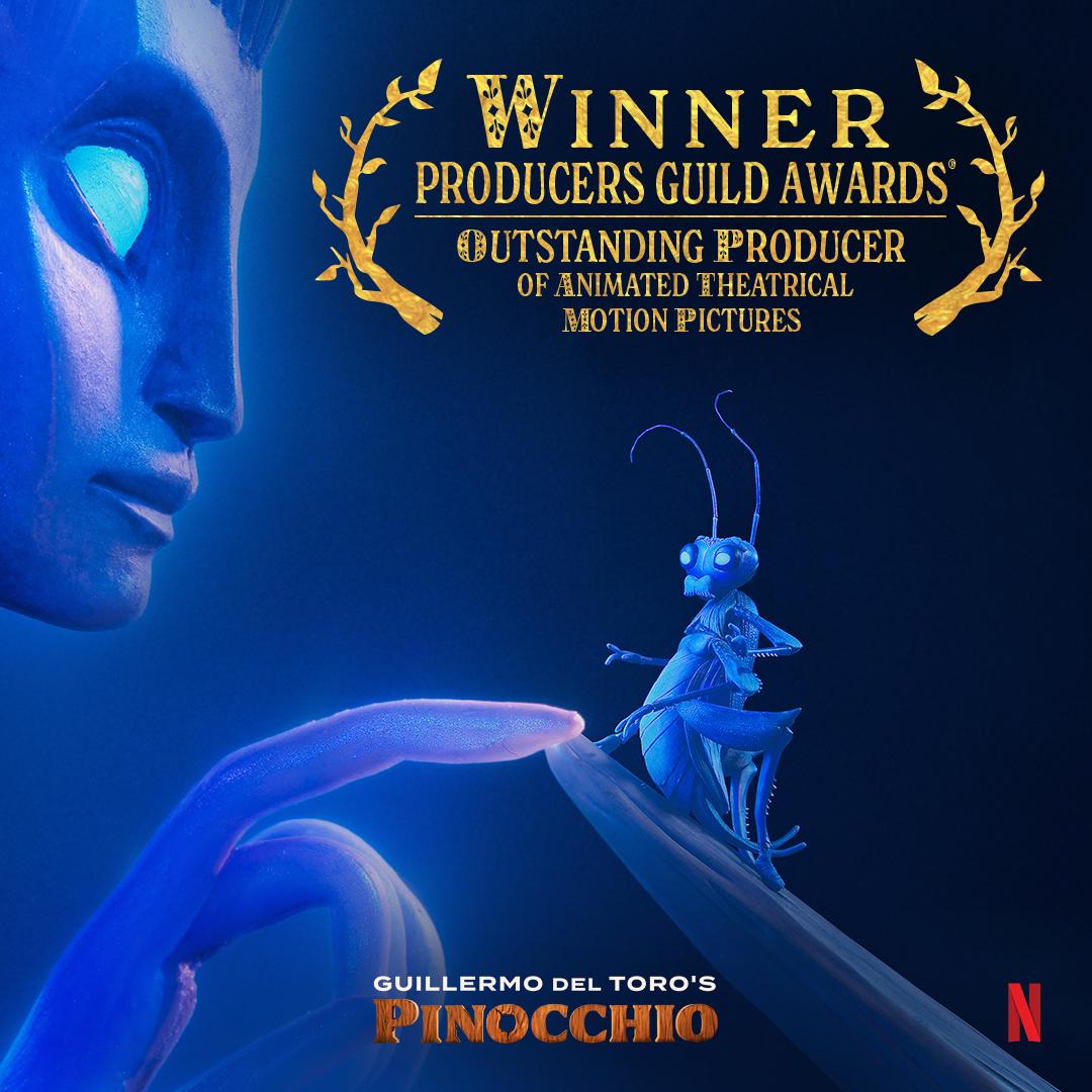 $!Guillermo del Toro y Pinocho ganan 5 premios Annie y uno del Sindicato de Productores