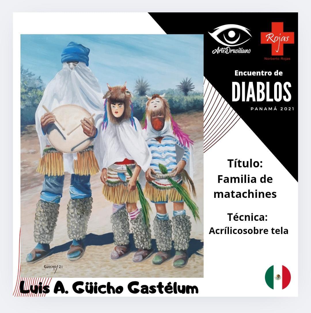 $!Llega obra del sinaloense Luis A. Gastélum al Festival Nacional de Diablos de Panamá