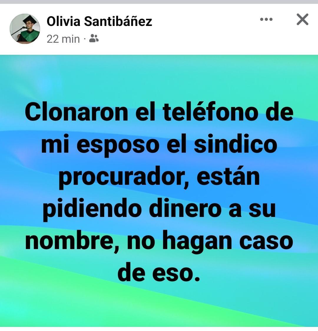 $!Denuncia Síndico Procurador de Escuinapa el ‘hackeo’ de su WhatsApp