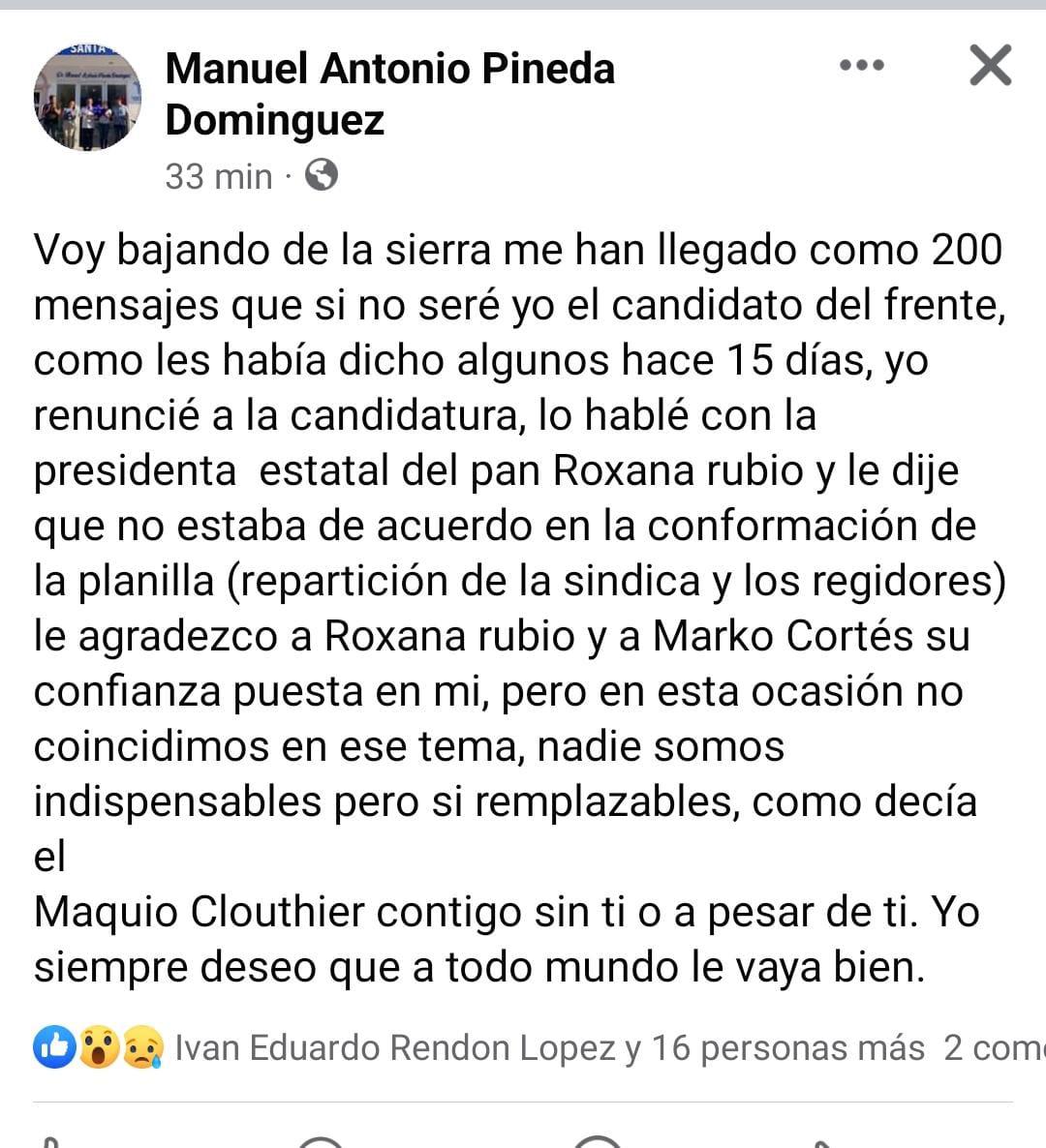 $!PAN estatal destapa a Javier Estrada como candidato a la Alcaldía de Rosario