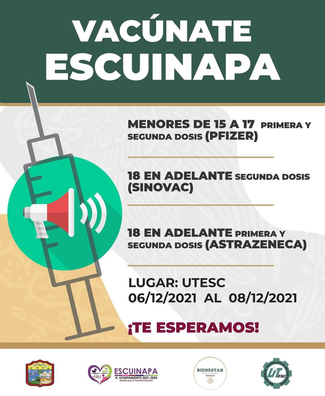 $!Abrirán centros de vacunación contra el Covid para adolescentes en 10 municipios de Sinaloa