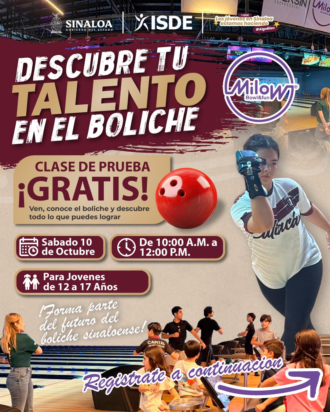 $!El Isde ofrecerá clase muestra gratuita de boliche para captar talentos en Culiacán