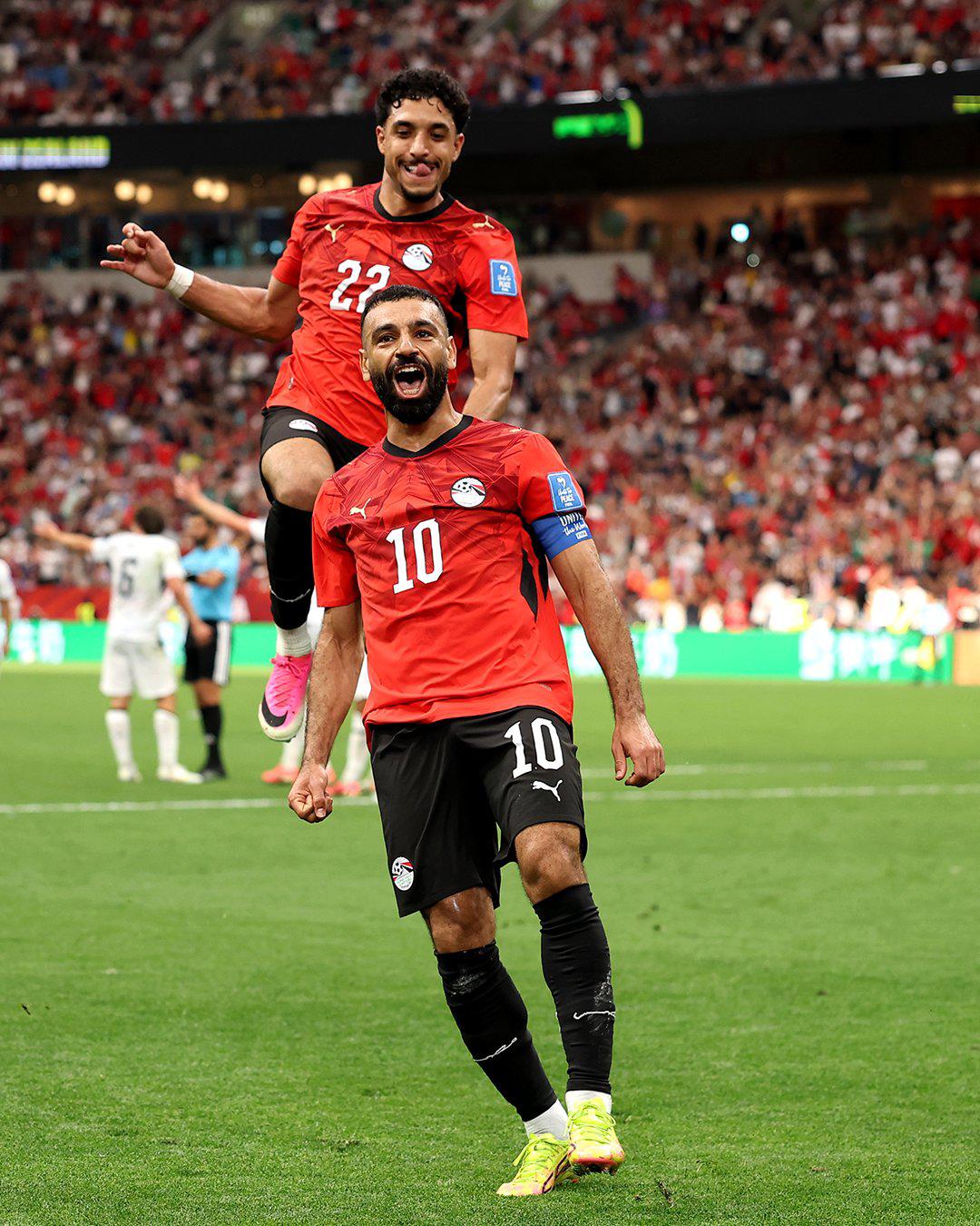 $!Egipto logra su primera victoria en un Mundial de la mano de Salah
