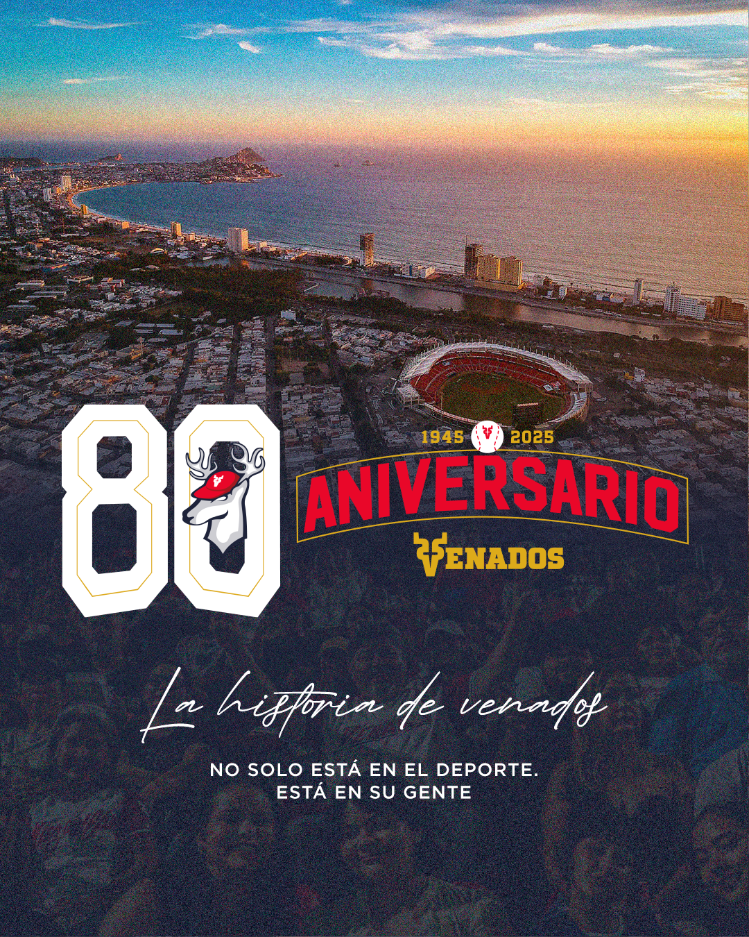 $!Venados de Mazatlán devela logo conmemorativo por 80 aniversario de su fundación