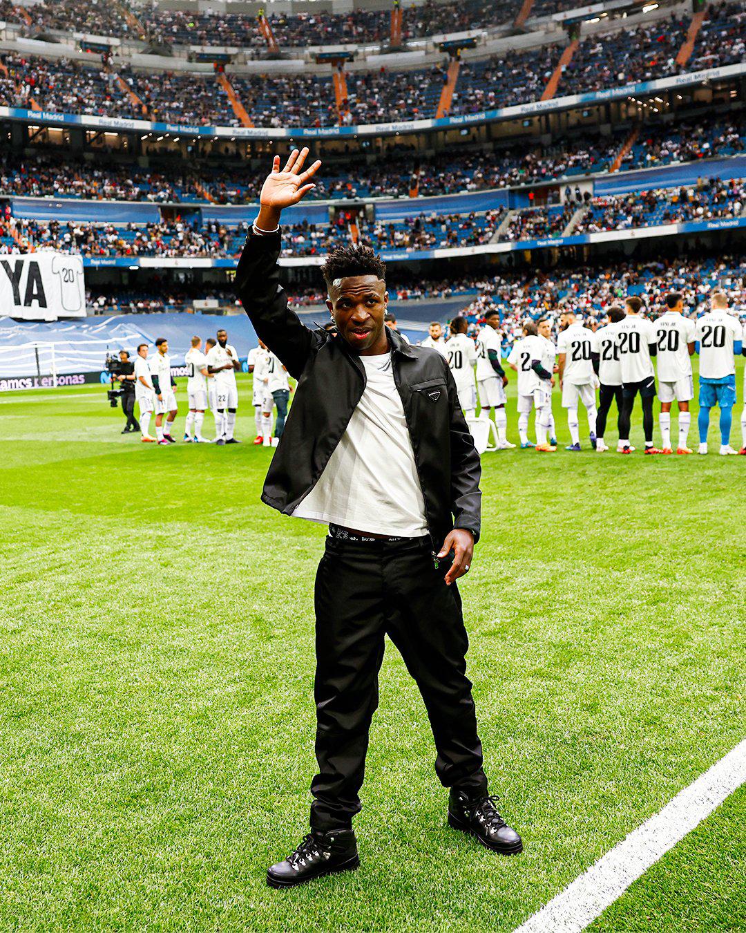 $!Real Madrid rinde homenaje a Vinicius en el Bernabéu
