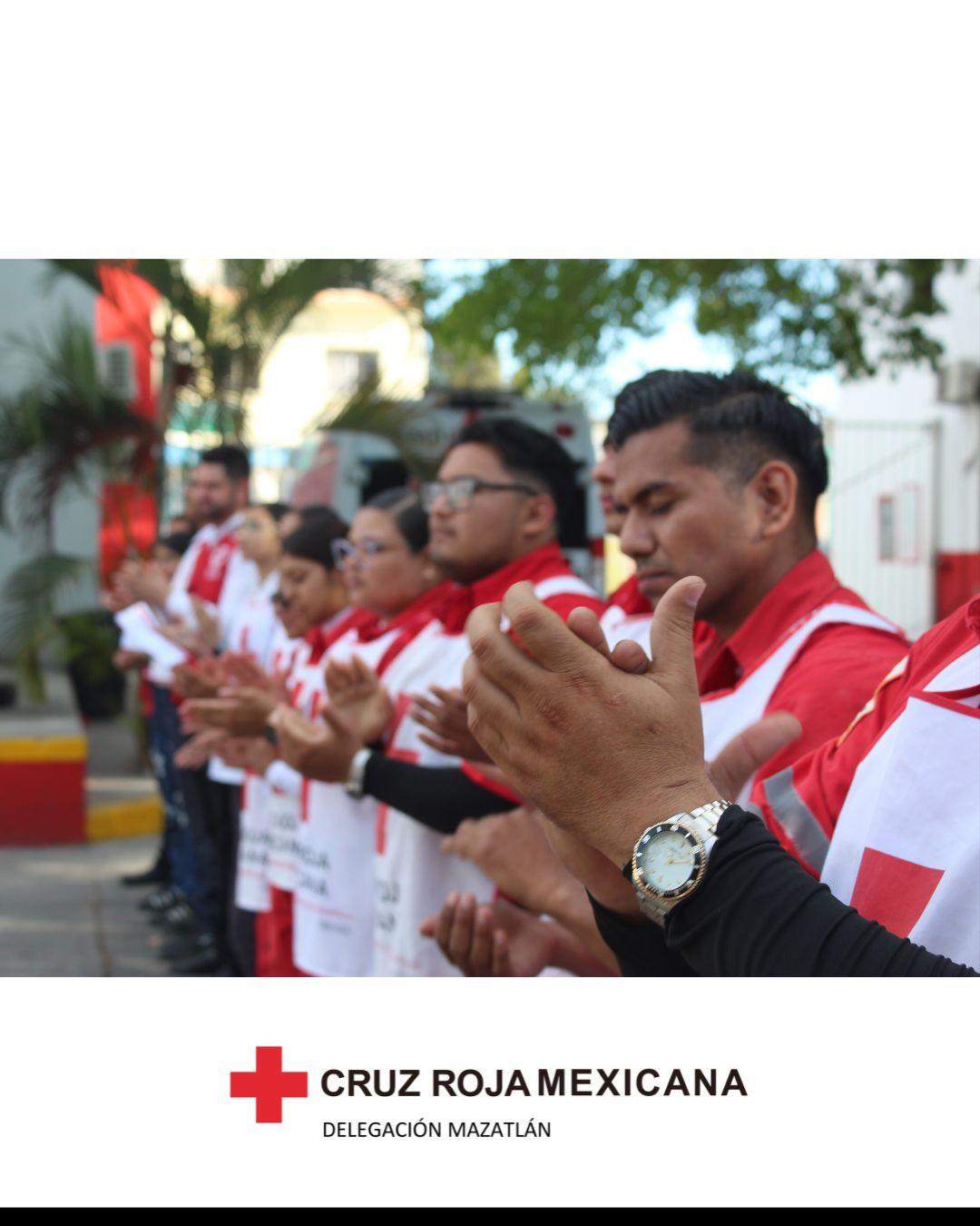 $!Delegación Mazatlán conmemora el Día Mundial de la Cruz Roja reafirmando su misión humanitaria