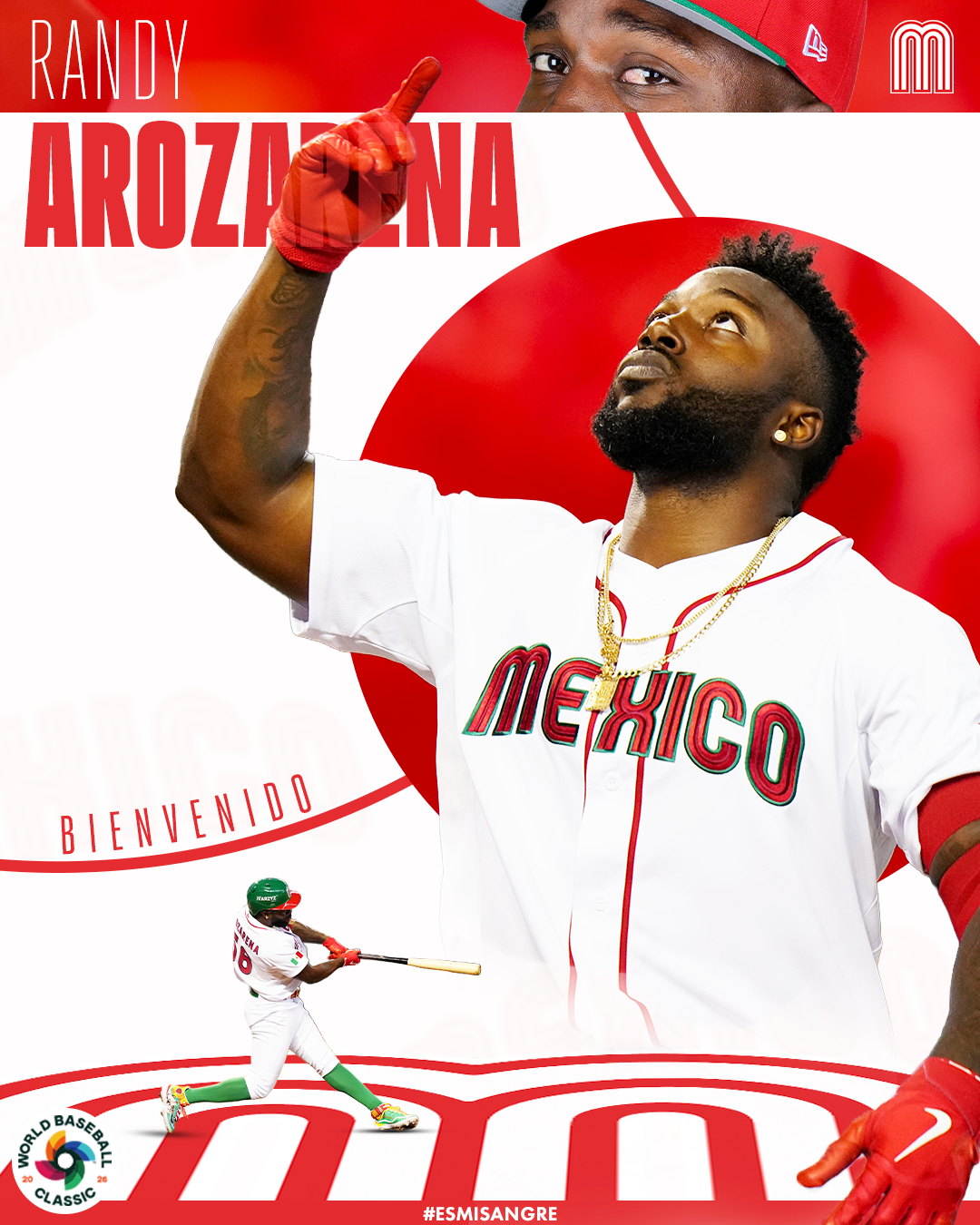 $!Randy Arozarena volverá con México en el Clásico Mundial de Beisbol 2026