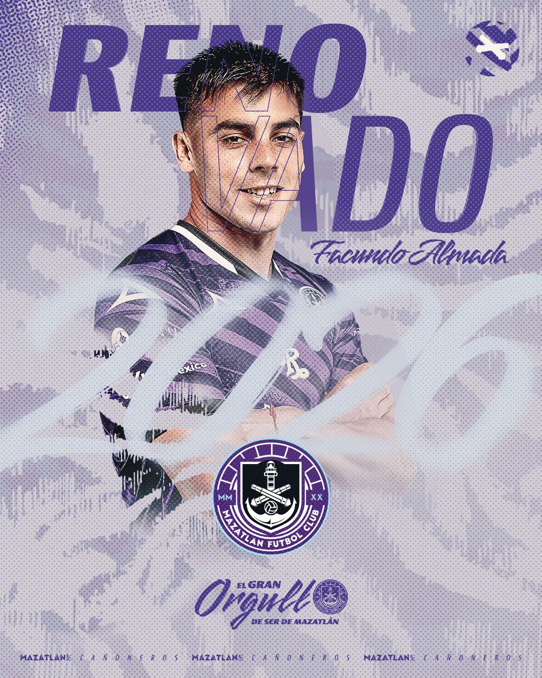 $!Facundo Almada seguirá con Mazatlán FC hasta 2026