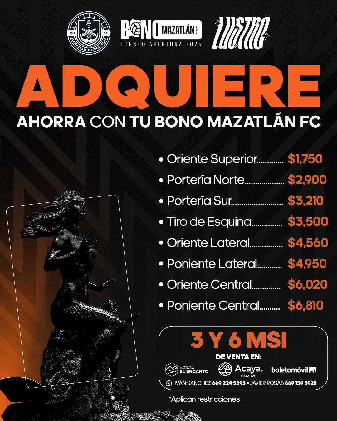 $!Arranca la venta del Bono Mazatlán FC para el Apertura 2025