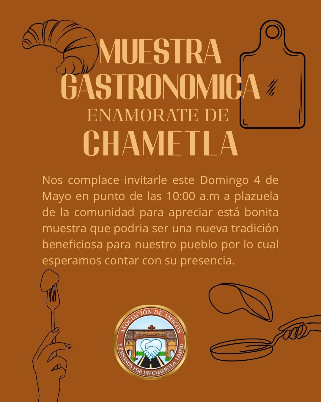 $!Invitan a la primera muestra gastronómica ‘Enamórate de Chametla’
