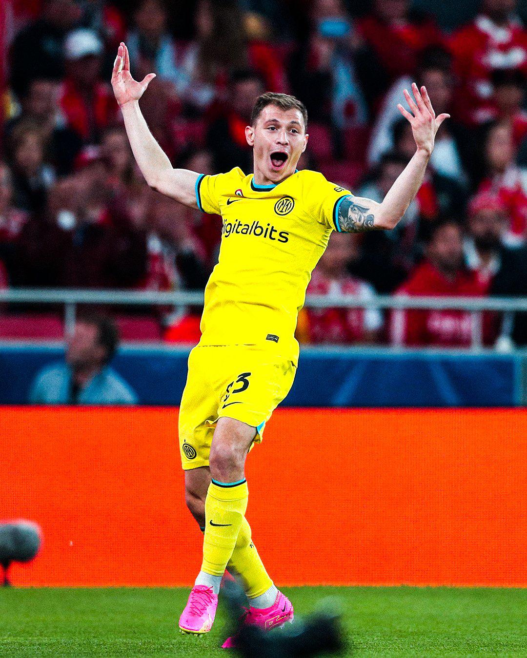 $!Inter de Milán se olvida de su crisis al vencer al Benfica en la ida de los cuartos de final de la Champions