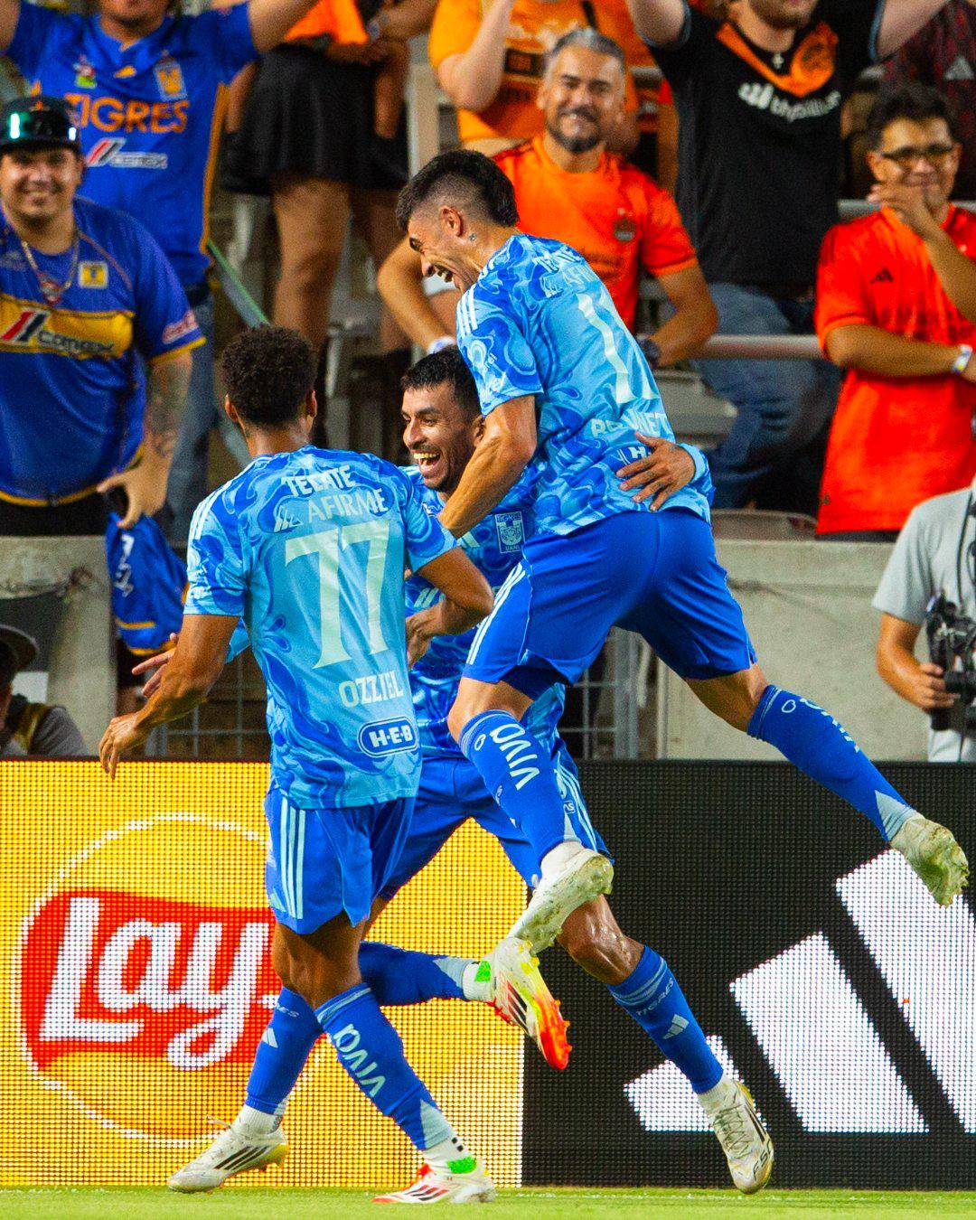 $!Correa brilla con doblete en el debut de Tigres en la Leagues Cup 2025