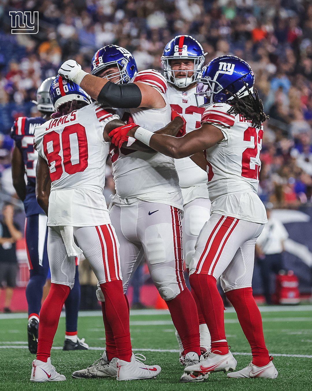$!Giants derrotan a Patriots en el arranque de la pretemporada de la NFL