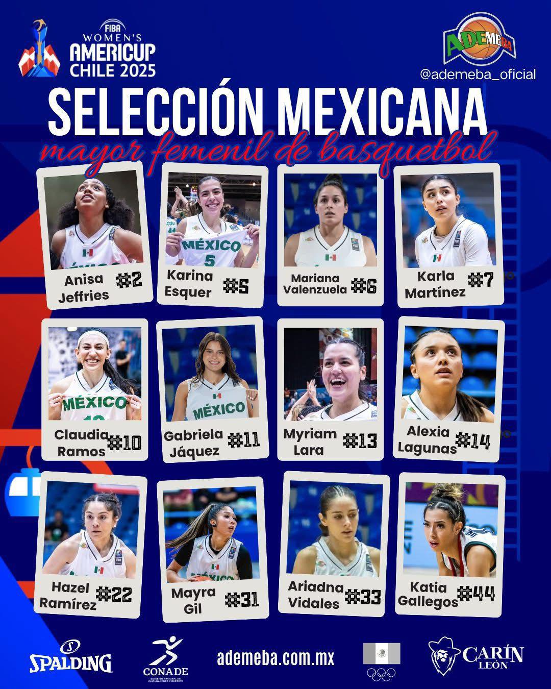 $!Mariana Valenzuela vuelve a la Selección para la AmeriCup 2025 en Chile