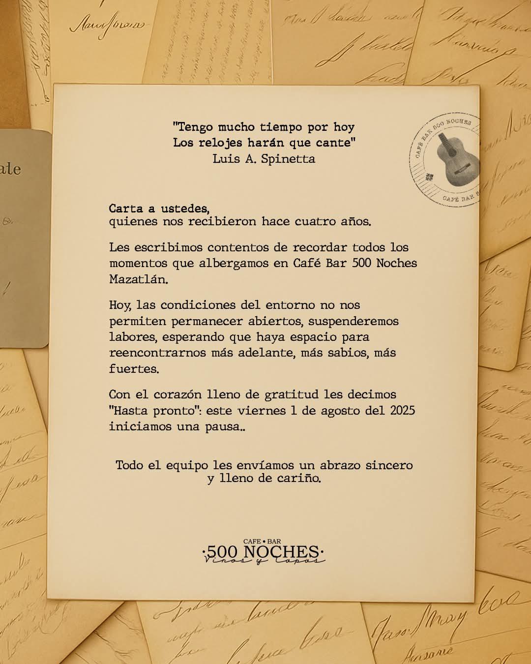 $!Por ‘condiciones del entorno’, anuncian cierre otro bar en Mazatlán